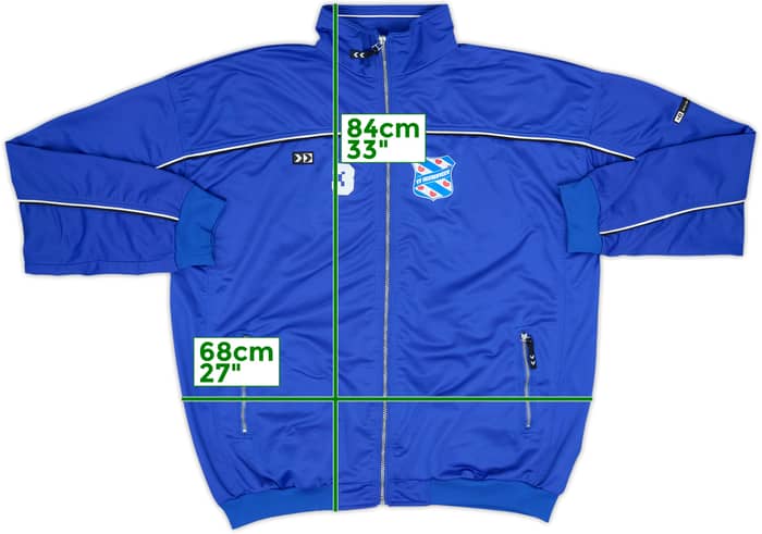 2000s Heerenveen Player Issue Hummel Track Jacket #3 - 6/10 - (XXL)