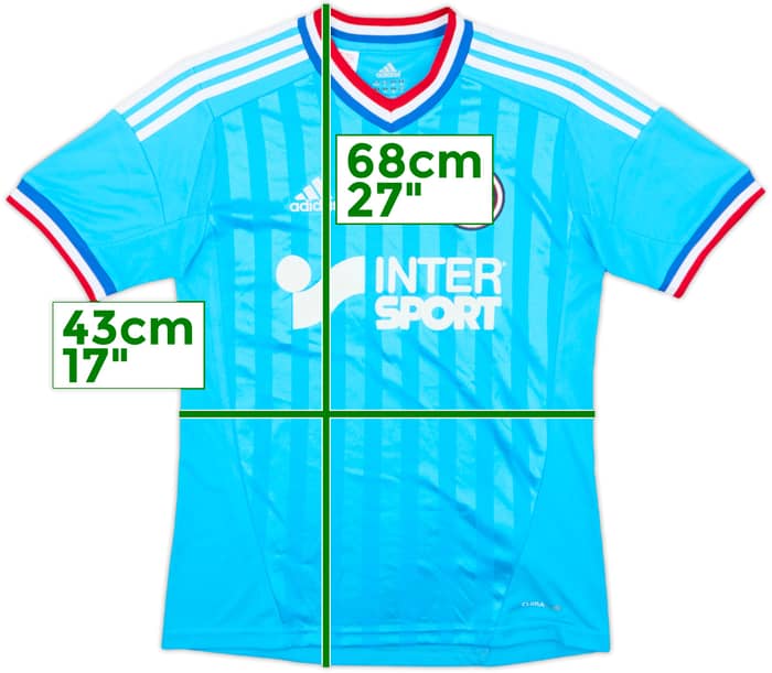 2012-13 Olympique Marseille Away Shirt - 7/10 - (L.Boys)