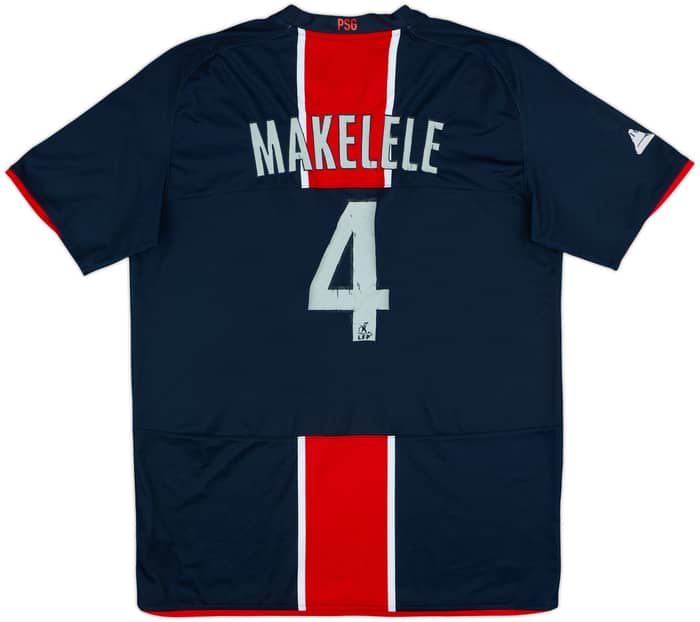 2008-09 Paris Saint-Germain Home Shirt Makelele #4 - 5/10 - (L)