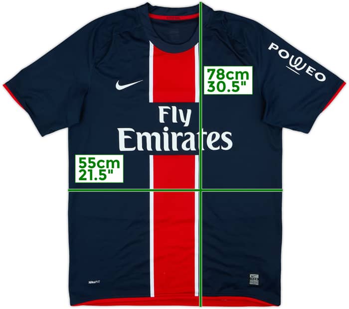 2008-09 Paris Saint-Germain Home Shirt Makelele #4 - 5/10 - (L)