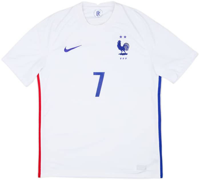 2020-21 France Away Shirt Griezmann #7 - 5/10 - (M)