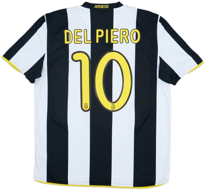 2008-09 Juventus Home Shirt Del Piero #10 - 7/10 - (L)