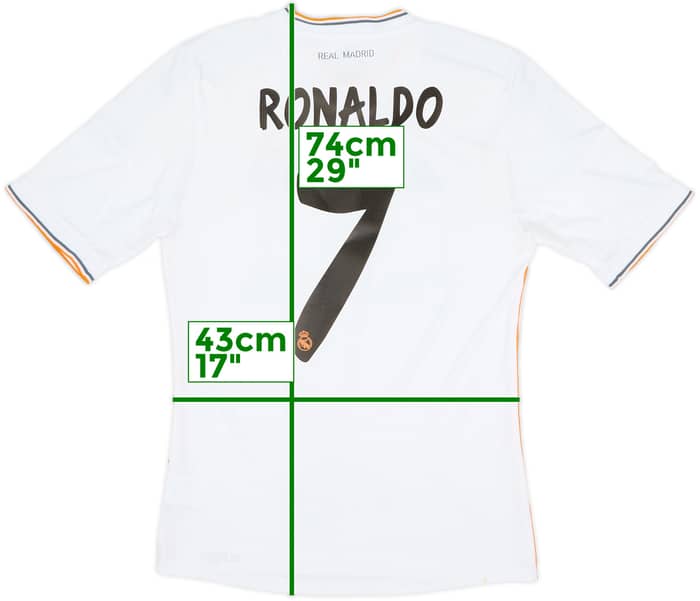 2013-14 Real Madrid Home Shirt Ronaldo #7 - 6/10 - (S)