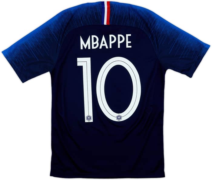 2018 France Home Shirt Mbappe #10 - 8/10 - (S)