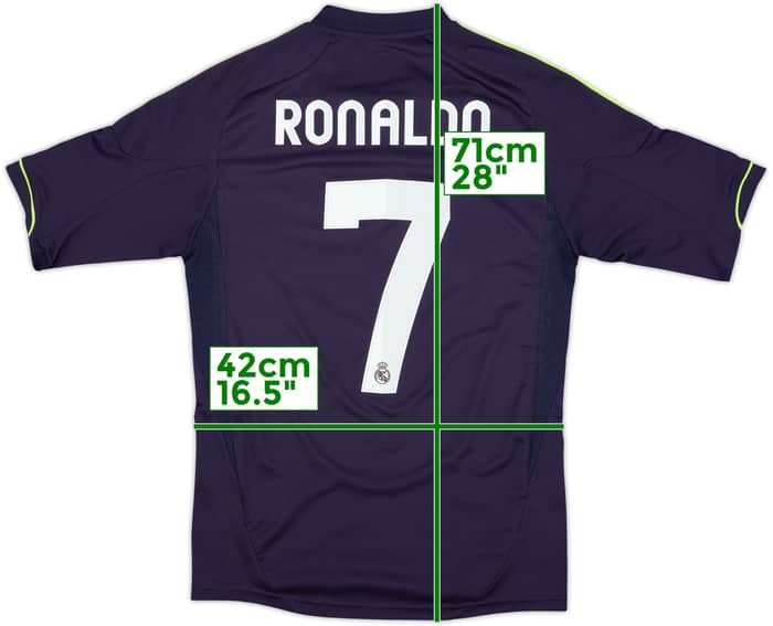 2012-13 Real Madrid Away Shirt Ronaldo #7 - 6/10 - (S)