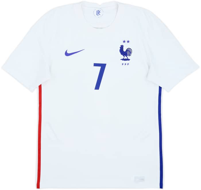 2020-21 France Away Shirt Griezmann #7 - 9/10 - (S)