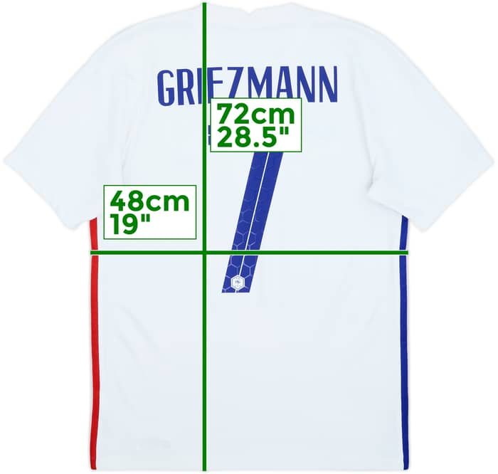 2020-21 France Away Shirt Griezmann #7 - 9/10 - (S)