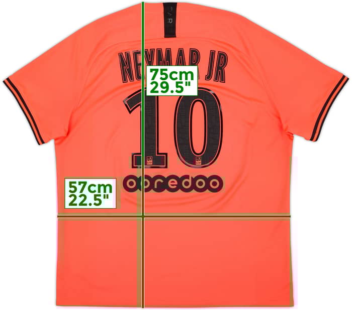 2019-20 Paris Saint-Germain Away Shirt Neymar Jr #10 - 9/10 - (XL)
