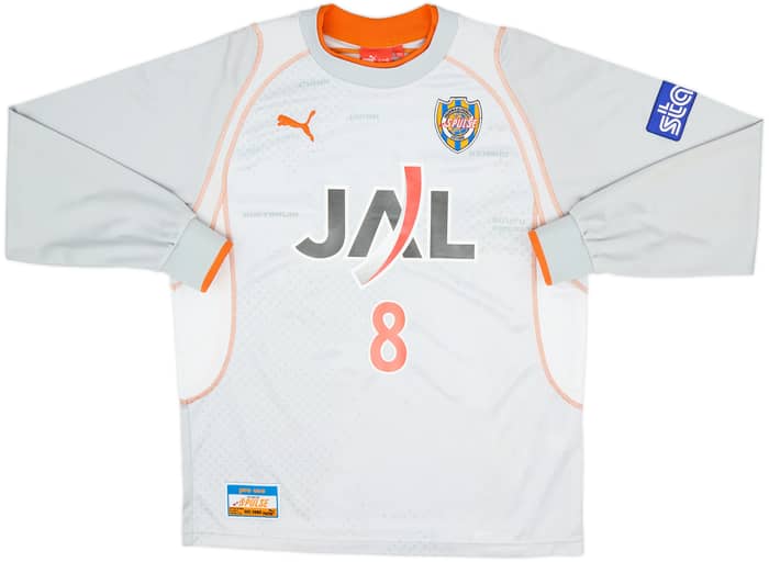 2005-06 Shimizu S-Pulse Away L/S Shirt #8 - 8/10 - (L)