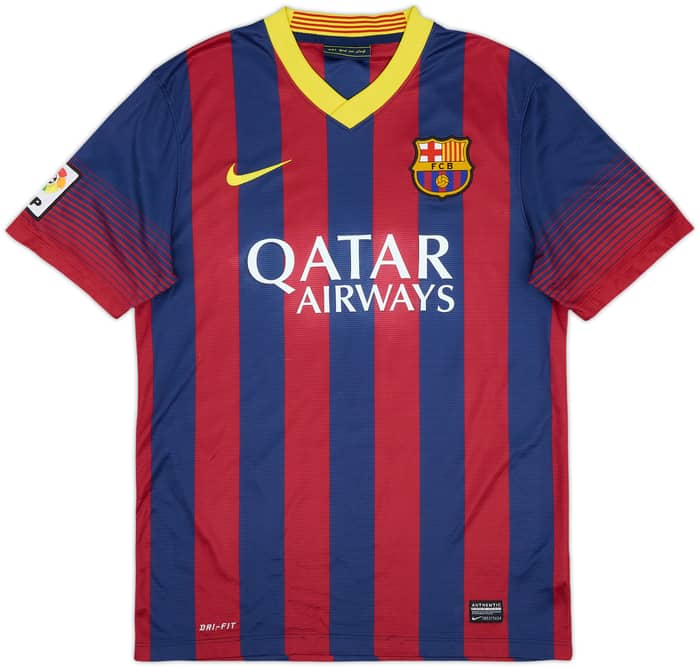 2013-14 Barcelona Camiseta Local Messi #10 - 8/10 - (S)