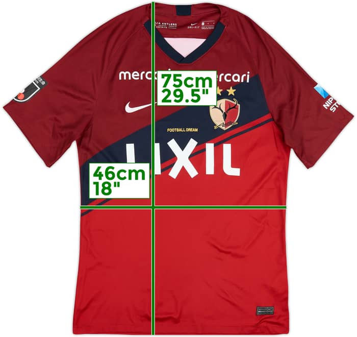 Camiseta de local del Kashima Antlers 2020 - 7/10 - (L)