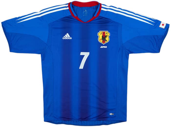 2004-06 Japan Player Issue Home Shirt Nakata #7 - 8/10 - (M)