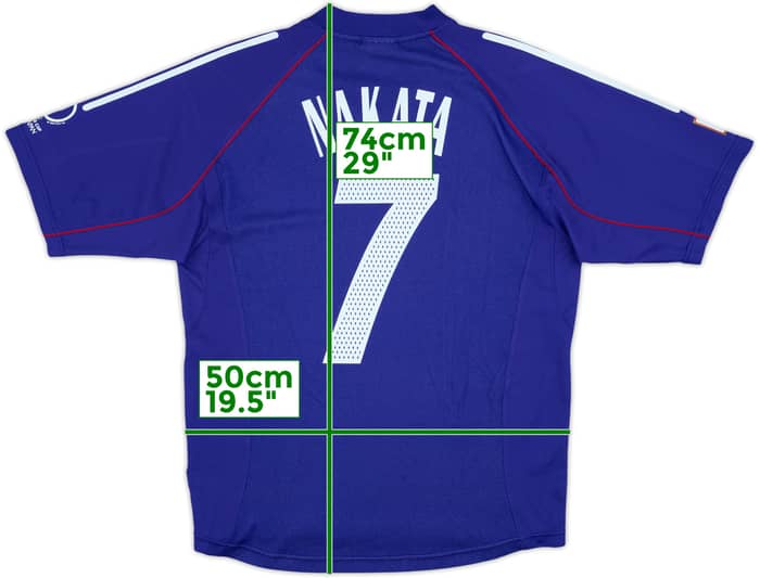 2002-04 Japan Home Shirt Nakata #7 - 9/10 - (M)