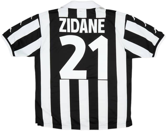 1999-00 Juventus Home Shirt Zidane #21 - 8/10 - (M)