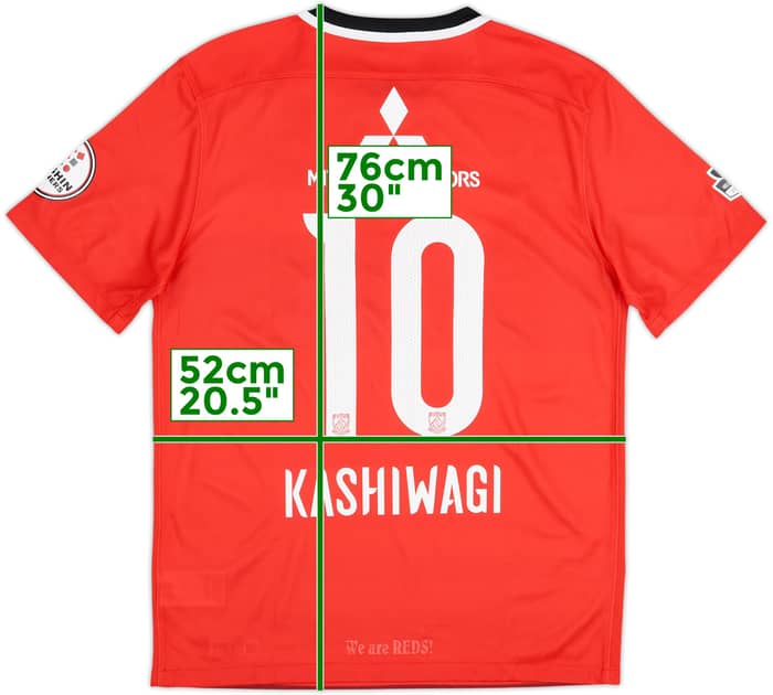 Camiseta de local del Urawa Red Diamonds 2016-17 Kashiwagi #10 - 7/10 - (XL)