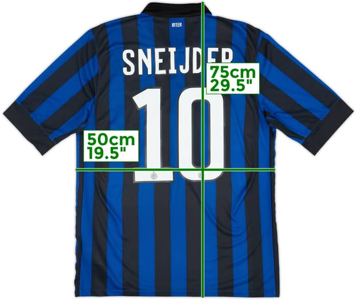 2011-12 Inter Milan Camiseta Local Sneijder #10 - 8/10 - (M)
