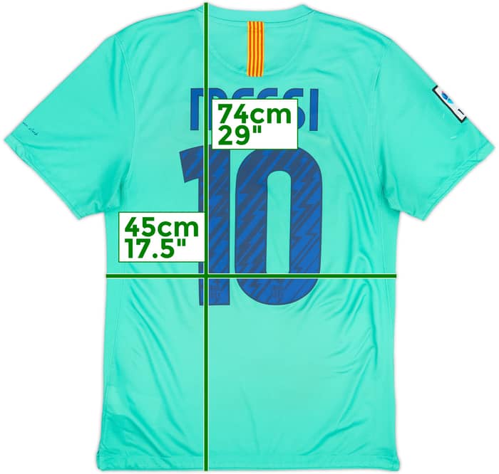 2010-11 Barcelona Away Shirt Messi #10 - 7/10 - (S)