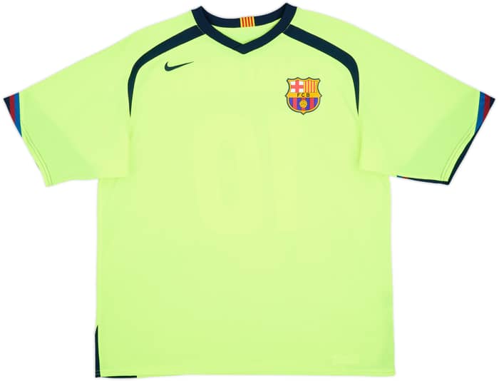 2005-06 Barcelona Basic Away Shirt Ronaldinho #10 - 8/10 - (XL)