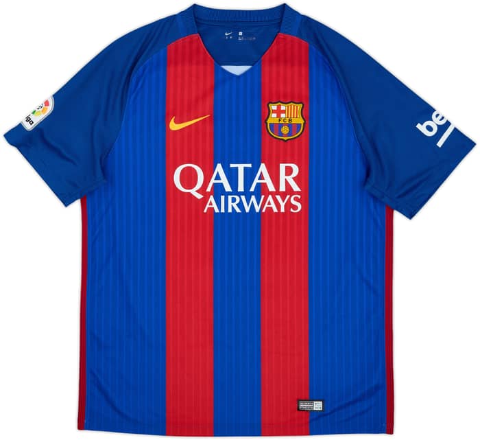 2016-17 Barcelona Camiseta de local Messi #10 - 9/10 - (L)