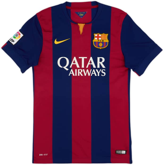 2014-15 Barcelona Home Shirt Neymar Jr #11 - 6/10 - (M)
