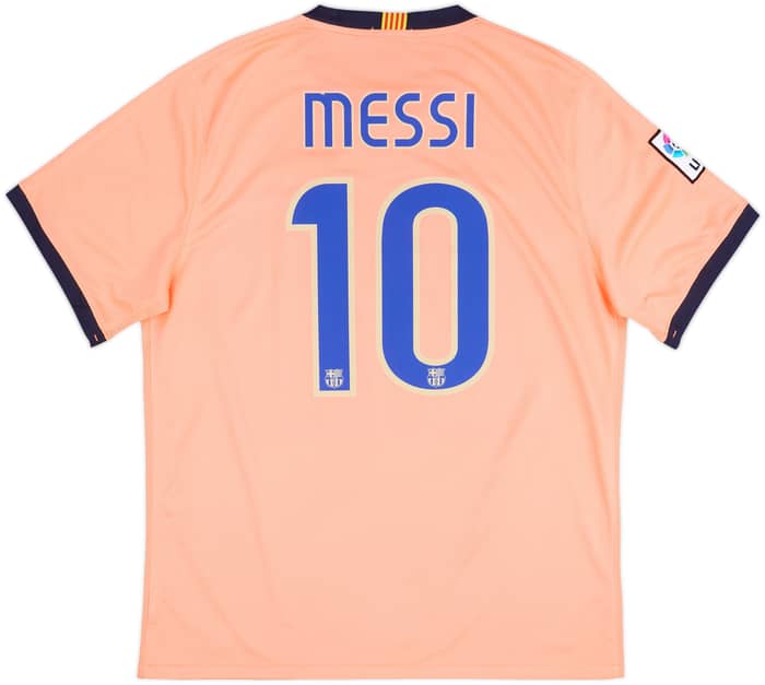 2009-10 Barcelona Away Shirt Messi #10 - 5/10 - (XL)