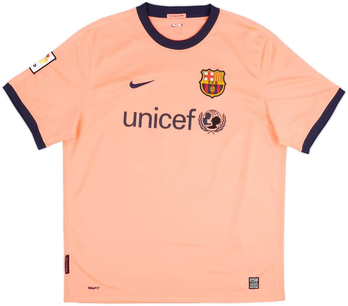 2009-10 Barcelona Away Shirt Messi #10 - 5/10 - (XL)