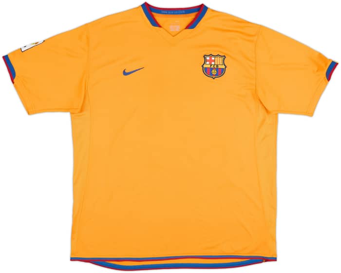 2006-08 Barcelona Camiseta Visitante Ronaldinho #10 - 8/10 - (XL)