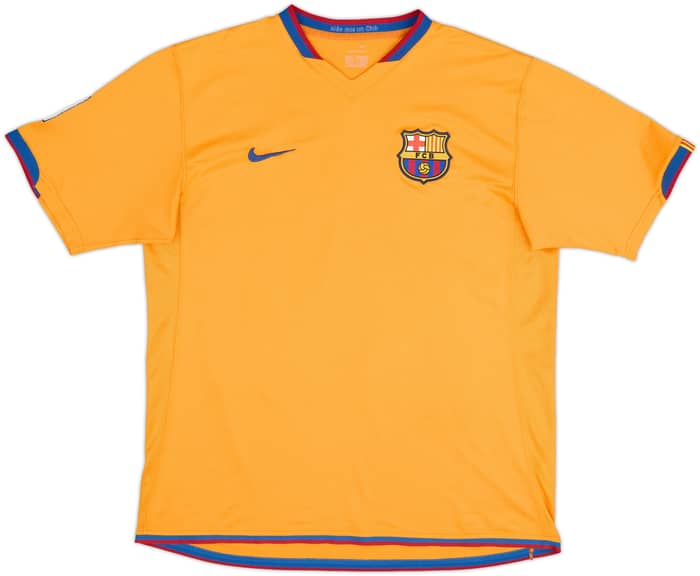 2006-08 Barcelona Away Shirt Ronaldinho #10 - 7/10 - (L)