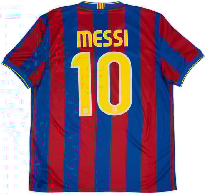 2009-10 Barcelona Home Shirt Messi #10 - 9/10 - (L)