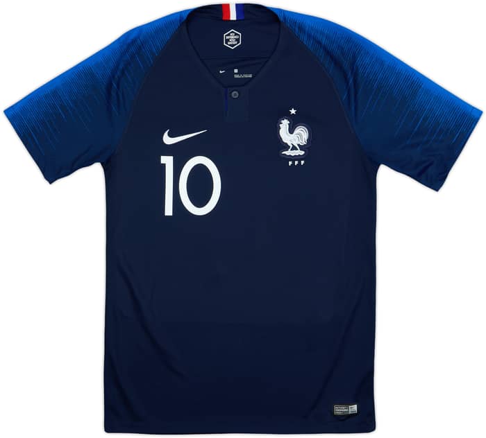 2018 France Home Shirt Mbappe #10 - 8/10 - (S)