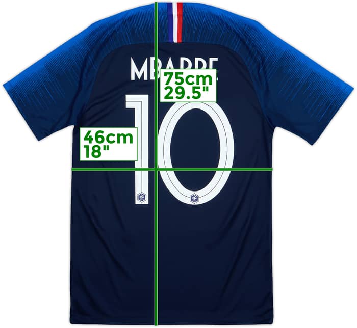 2018 France Home Shirt Mbappe #10 - 8/10 - (S)
