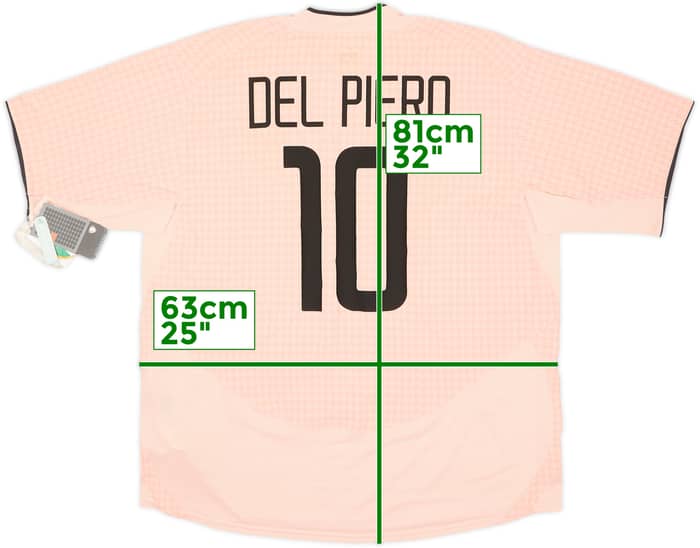 2003-04 Juventus Away Shirt Del Piero #10 (XXL)