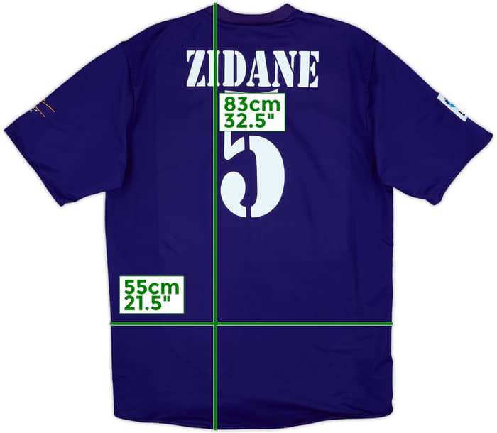 2001 Real Madrid Third Shirt Zidane #5 - 8/10 - (XL)