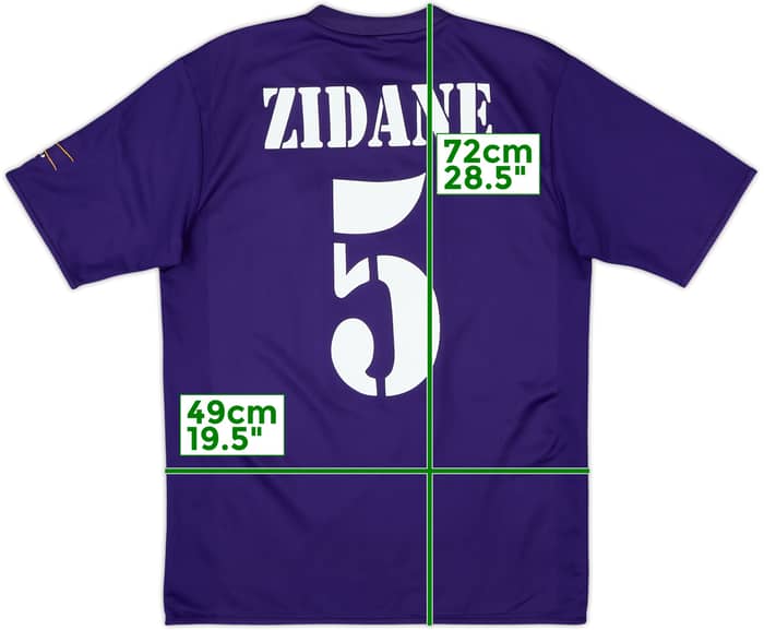 2001 Real Madrid Third Shirt Zidane #5 - 7/10 - (S)