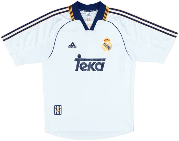 1998-00 Real Madrid Home Shirt Raul #7 - 9/10 - (M)
