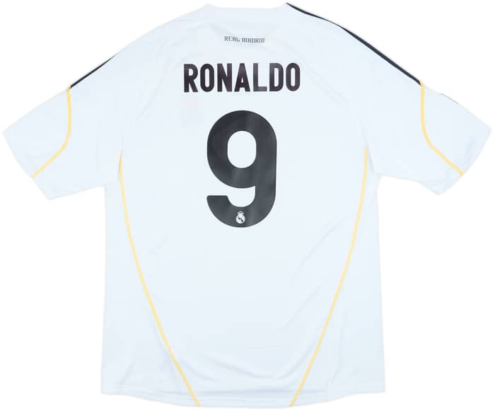 2009-10 Real Madrid Home Shirt Ronaldo #9 - 8/10 - (XL)