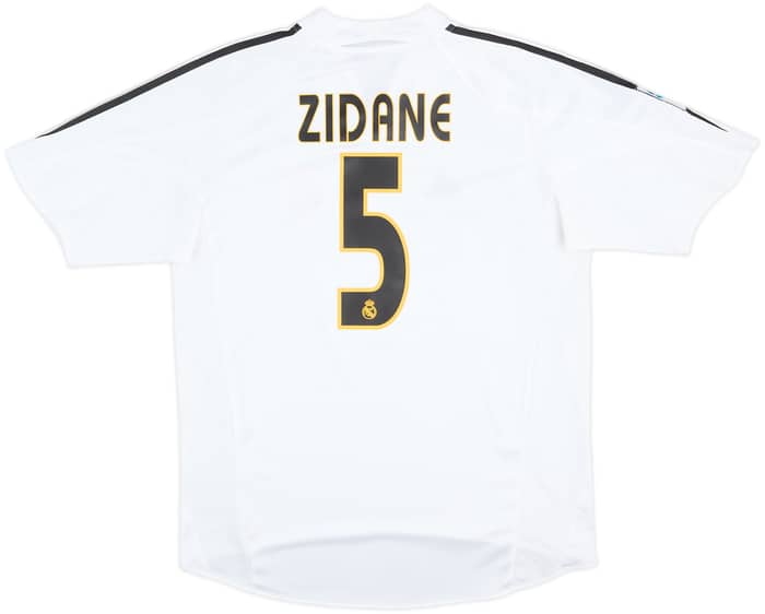 2004-05 Real Madrid Home Shirt Zidane #5 - 10/10 - (M)