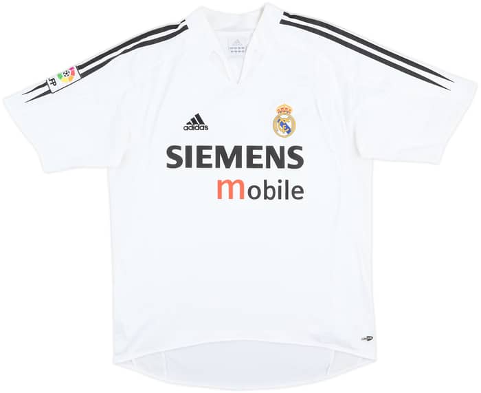 2004-05 Real Madrid Home Shirt Zidane #5 - 10/10 - (M)