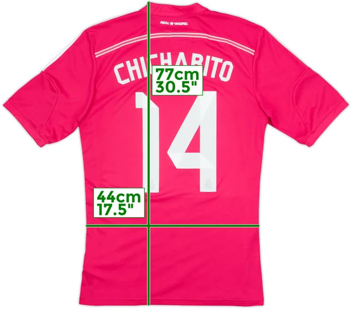2014-15 Real Madrid Away Shirt Chicharito #14 - 7/10 - (M)