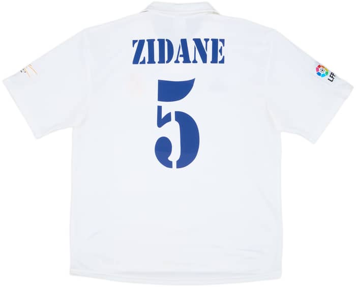 2001 Real Madrid Camiseta Local Zidane #5 - 8/10 - (L)