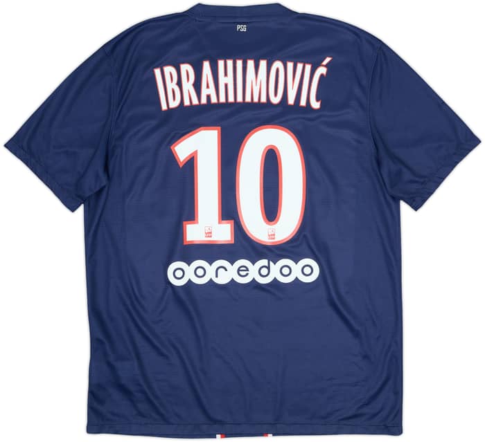 2012-13 Paris Saint-Germain Home Shirt Ibrahimovic #10 - 8/10 - (L)