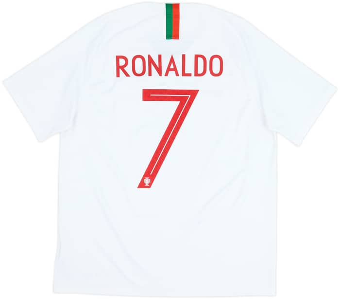 2018-19 Portugal Away Shirt Ronaldo #7 - 8/10 - (L)