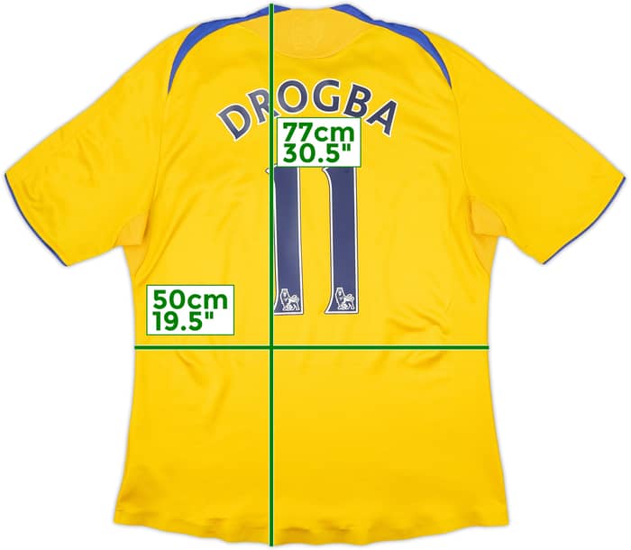 2008-09 Chelsea Player Issue Third Shirt Drogba #11 - 6/10 - (L)