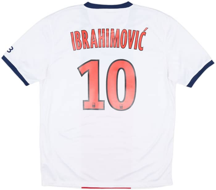 2013-14 Paris Saint-Germain Away Shirt Ibrahimovic #10 - 9/10 - (L)