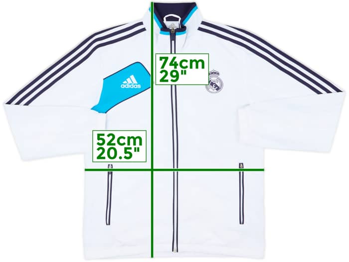 2012-13 Real Madrid adidas Track Jacket - 8/10 - (M)