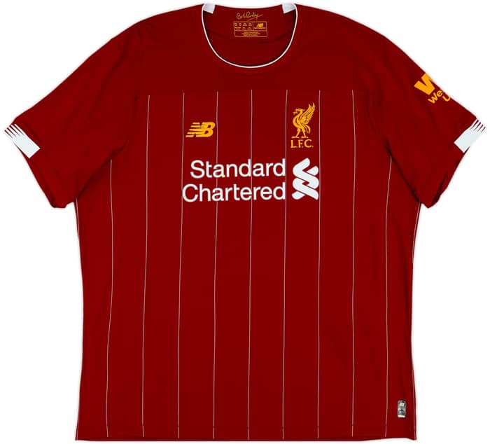 2019-20 Liverpool Home Shirt Virgil #4 - 6/10 - (XXL)
