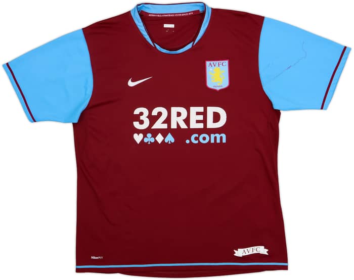2007-08 Aston Villa Home Shirt Petrov #19 - 6/10 - (L)