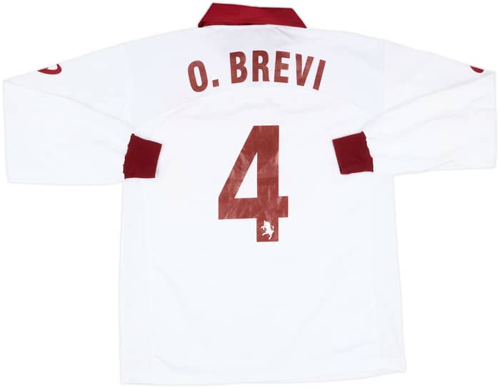 2005-06 Torino Match Issue Away L/S Shirt O.Brevi #4