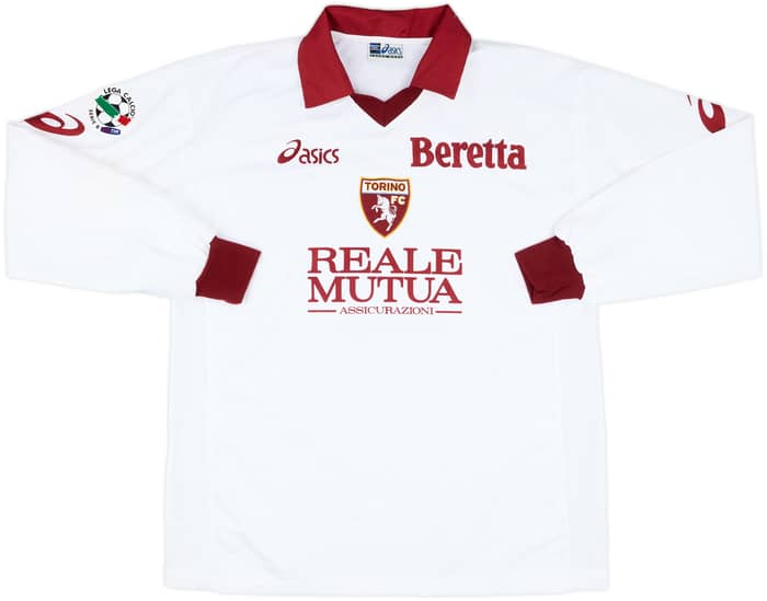 2005-06 Torino Match Issue Away L/S Shirt O.Brevi #4