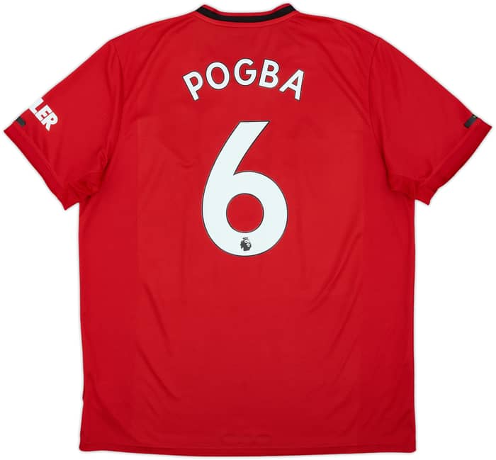 2019-20 Manchester United Home Shirt Pogba #6 - 7/10 - (XL)